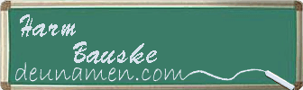 Harm Bauske Visitenkarte